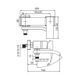 Змішувач для ванни з коротким зливом Koer KB-41007-01 (Колір хром) (KR3454) KR3454 фото 7