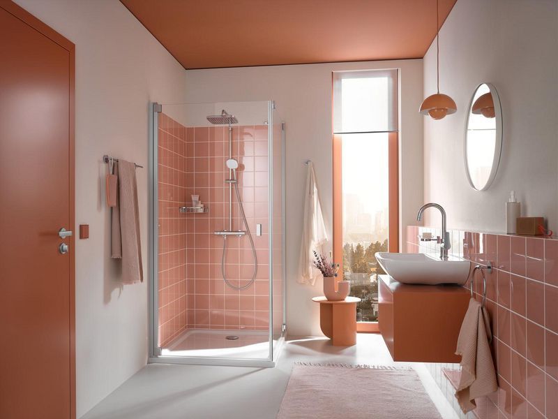 Душевая система с термостатом для настенного монтажа Grohe Tempesta System 250 Cube (26689001) 26689001 фото