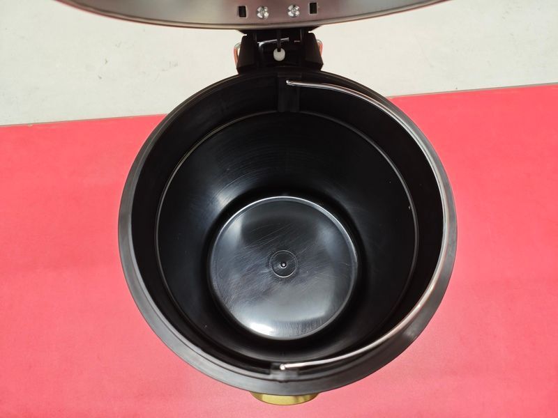 Відро для сміття з плавним закриттям кругле Mixxus Ellipse-TC0205 Brushed Gold 5л (колір матове золото) (MI8400) MI8400 фото