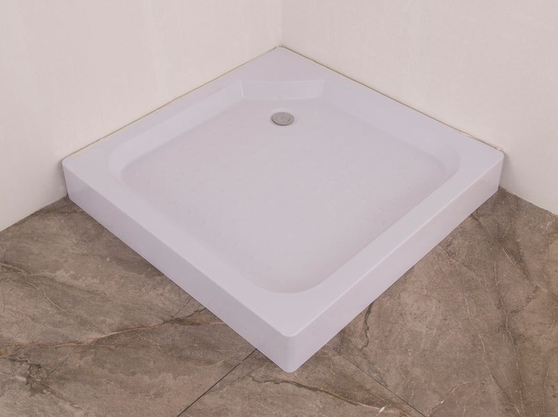 Душова кабіна з низьким піддоном Mixxus CUBIC SCT01-100x100x195-FB CHROME матове скло 4мм (MI6904) MI6904 фото