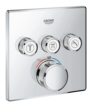 Термостат скрытого монтажа на 3 потребителя Grohe Grohtherm SmartControl (29126000) 29126000 фото