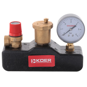 Группа безопасности 1" (в термоизоляционном кожухе) Koer KR.105PT (KR2753) KR2753 фото