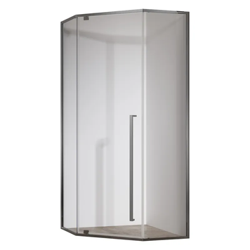 Душевая кабина без поддона Koer SR SC06-90x90x200-TR-07 прозрачное стекло Easy Clean 8мм, графит (KR5366) KR5366 фото