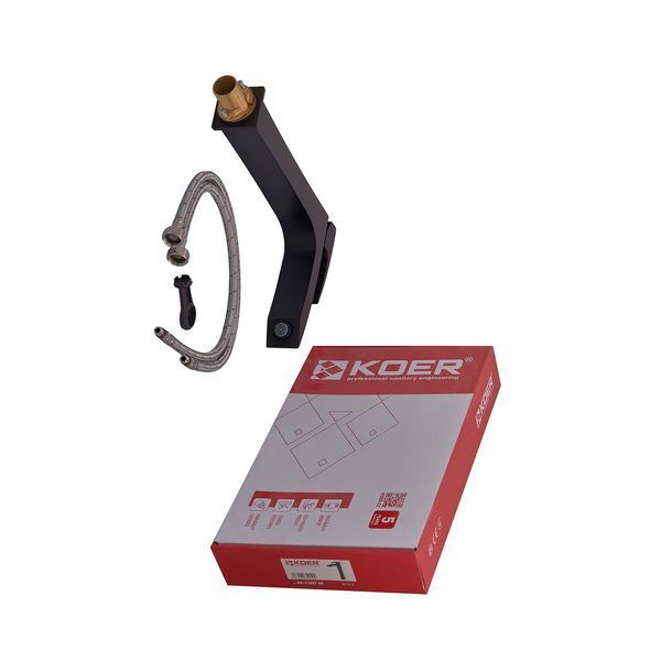 Смеситель для умывальника Koer KB-11007-05 высокий (Цвет черный) (KR3441) KR3441 фото