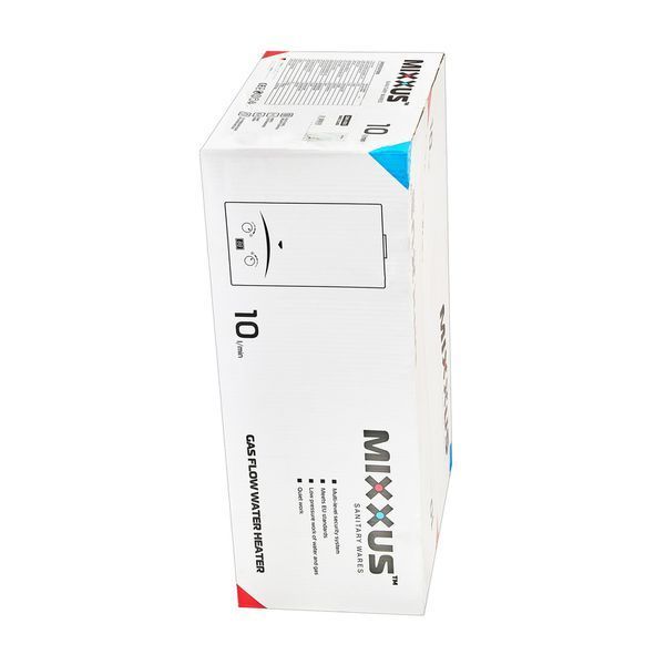 Газовая колонка MIXXUS GWH-0510 BASIC GLASS дымоходная 10 л/мин (панель из стекла с рисунком) (WH0026) WH0026 фото