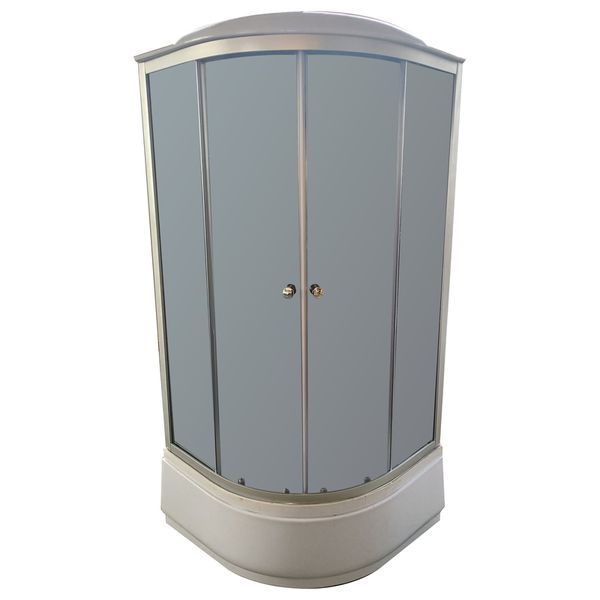 Бокс душевой с гидромассажем Mixxus STRONG SBH01-90x90x215-FB SATIN с высоким поддоном (MI6888) MI6888 фото