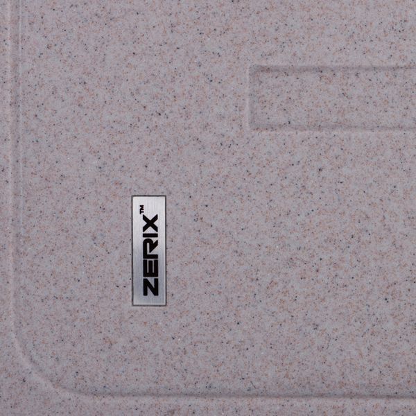 Мийка кухонна Zerix ZS-6243S-07 Мармурова (ZX4574) ZX4574 фото