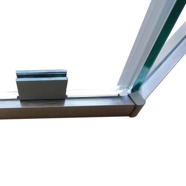 Душевая кабина без поддона Koer SR SC06-90x90x200-TR-07 прозрачное стекло Easy Clean 8мм, графит (KR5366) KR5366 фото