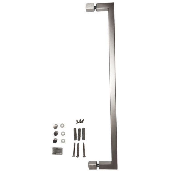 Шторки стеклянные на ванну Koer SR BS02-80x140-TR-01 прозрачное стекло 6мм, хром (KR5401) KR5401 фото
