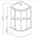 Бокс душевой с гидромассажем Mixxus STRONG SBH01-90x90x215-FB SATIN с высоким поддоном (MI6888) MI6888 фото 10