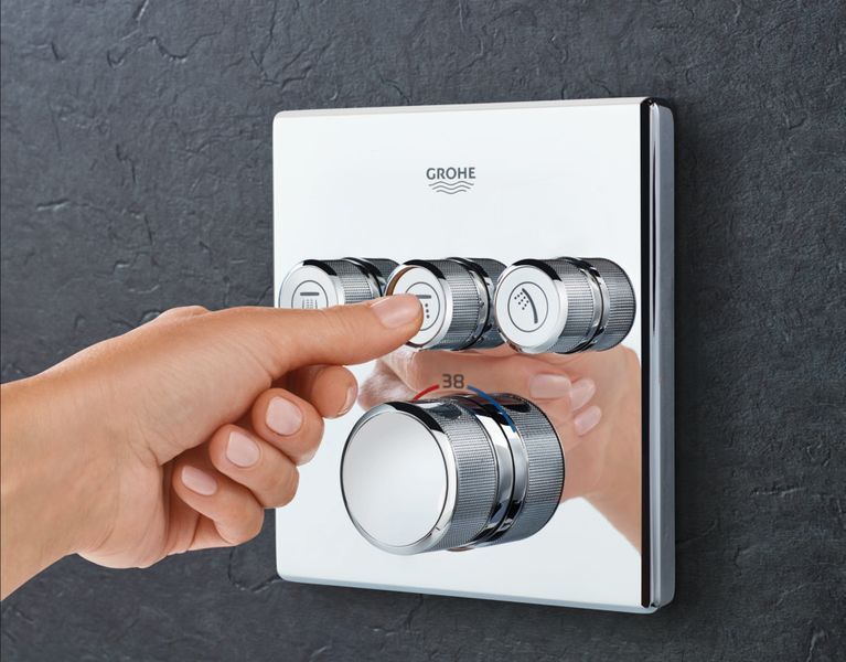 Термостат прихованого монтажу на 3 споживача Grohe Grohtherm SmartControl (29126000) 29126000 фото