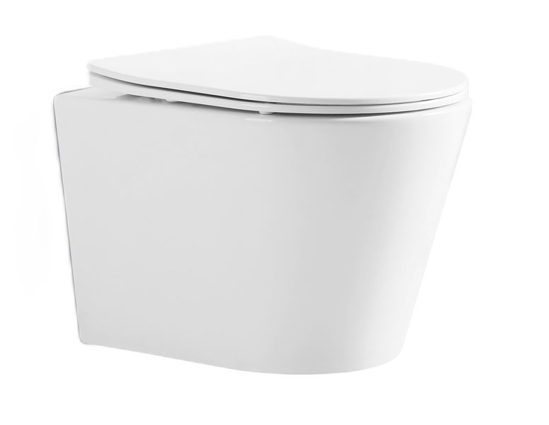 Унітаз підвісний Mixxus BEVEL-0302-R 520x360x365mm, система змиву RIMLESS (MI6709) MI6709 фото