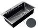 Мойка Mixxus Premium MH7545-SET-05 MICRO DECOR NANO-BLACK (3.0/0.8) комплект (графит) (MX9633) MX9633 фото 5