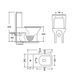 Унітаз-компакт Mixxus STYLE-0403-R 620х360х800mm, система змиву RIMLESS (MI6727) MI6727 фото 7