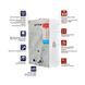 Газовая колонка MIXXUS GWH-0510 BASIC GLASS дымоходная 10 л/мин (панель из стекла с рисунком) (WH0026) WH0026 фото 5