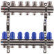 Коллекторный блок с термостатическими клапанами Koer KR.1100-07 1&rdquo;x7 ways (KR2633) KR2633 фото 1