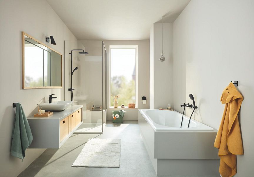 Душова система з термостатом для настінного монтажу Grohe Tempesta System 250 Cube (266892431) 266892431 фото