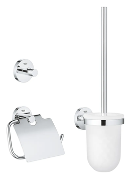 Набір аксесуарів 3 в 1 Grohe Essentials New (40407001) 40407001 фото