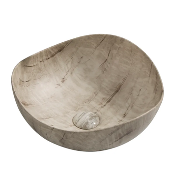 Раковина накладна Mixxus Premium WAVE-0103 MARBLE 380х380х170mm (MP6532) MP6532 фото