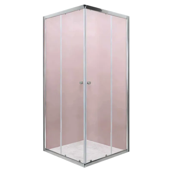 Душова кабіна без піддону MIXXUS CUBIC SC01-90x90x185-TR CHROME прозоре скло 4мм NEW (MI8366) MI8366 фото