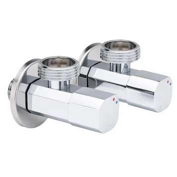 Кран кульовий для підключення сантехприладів Sanlux ST-501 - 1/2"x3/4" (SL2929) SL2929 фото