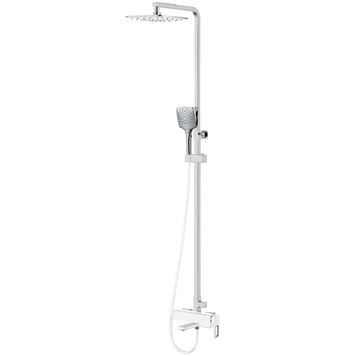 Душевая колонна со смесителем KOER KB-56009-04 3 функции (Цвет хром+белый) (KR5987) KR5987 фото