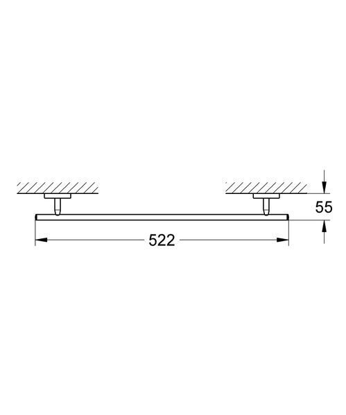 Полотенцедержатель Grohe Bau Cosmopolitan Neutral (40459001) 40459001 фото