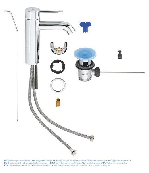 Змішувач для раковини S-розміру Grohe Essence New (23589001) 23589001 фото
