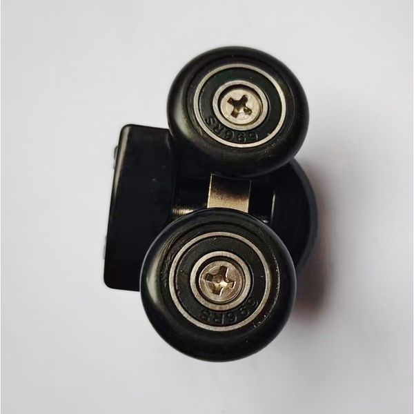 Ролики для душових кабін подвійні колеса MIXXUS PREMIUM ROLLERS SCP05-1 BLACK верхні (25mm для DIVERSE SC03) (MI8168) MI8168 фото
