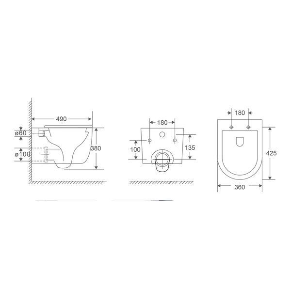Комплект Grohe Set Унітаз TOPPER-0302-T3 + Інсталяція Grohe Rapid SL 38772001 (38772001TOPPER0302T3) 38772001TOPPER0302T3 фото