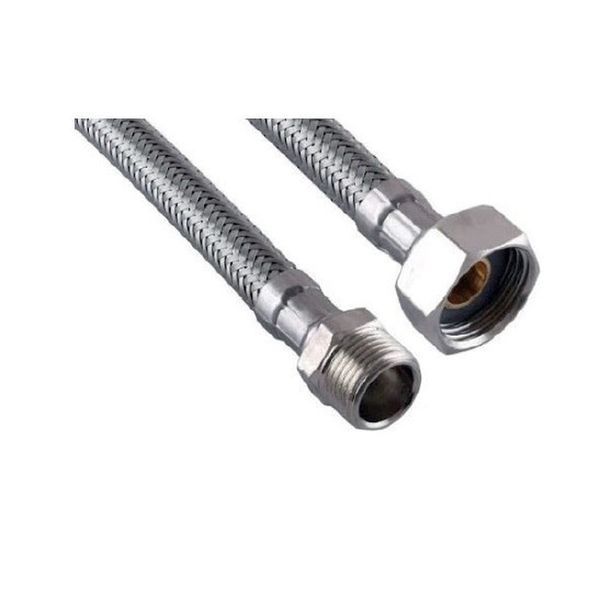 Гнучке підведення Zerix ZHN-02-FM1/2"-030 (нейлонове обплетення, гайки нерж) (ZX5146) ZX5146 фото