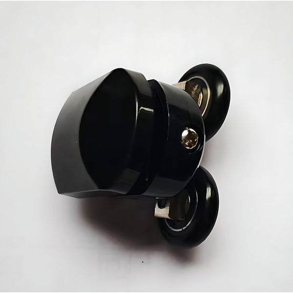 Ролики для душових кабін подвійні колеса MIXXUS PREMIUM ROLLERS SCP05-1 BLACK верхні (25mm для DIVERSE SC03) (MI8168) MI8168 фото
