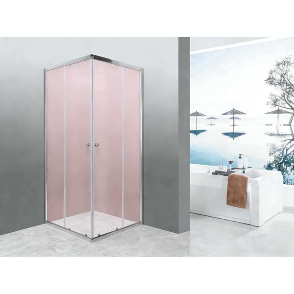 Душова кабіна без піддону MIXXUS CUBIC SC01-90x90x185-TR CHROME прозоре скло 4мм NEW (MI8366) MI8366 фото