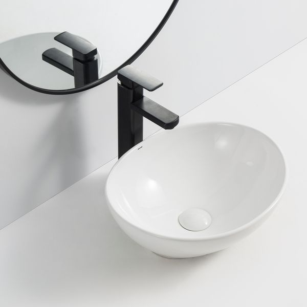 Раковина накладна Mixxus Premium ELLIPSE-0107 345х265х120mm (MP6525) MP6525 фото