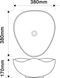 Раковина накладна Mixxus Premium WAVE-0103 MARBLE 380х380х170mm (MP6532) MP6532 фото 2