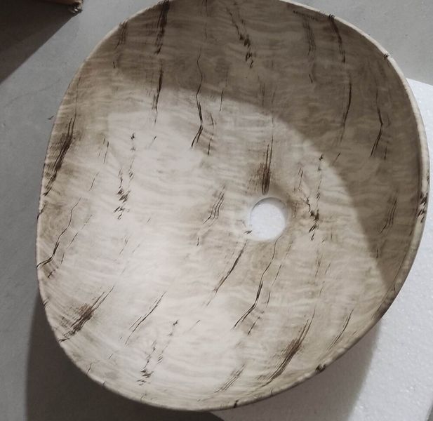 Раковина накладна Mixxus Premium WAVE-0103 MARBLE 380х380х170mm (MP6532) MP6532 фото