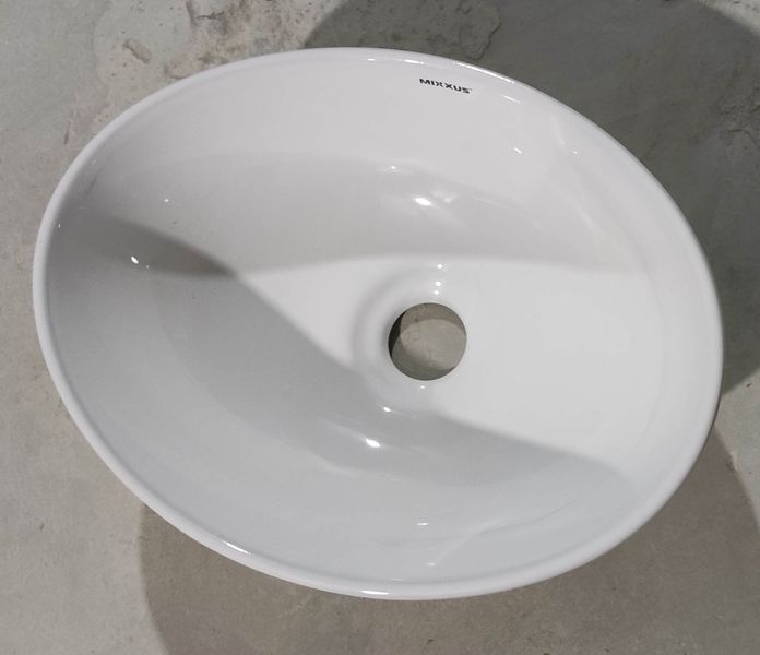 Раковина накладна Mixxus Premium ELLIPSE-0107 345х265х120mm (MP6525) MP6525 фото