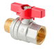 Кран кульовий ГШМ Koer Extreme KE.218-15 - 1/2" FM ручка "метелик" червона (KR5759) KR5759 фото 1