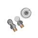 Комплект для подключения радиатора Koer SET-23 - 1/2'' угловой с термоголовкой, кликовый крепеж (KR5284) KR5284 фото 4