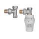 Комплект для подключения радиатора Koer SET-23 - 1/2'' угловой с термоголовкой, кликовый крепеж (KR5284) KR5284 фото 3