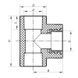 Тройник ВР 20x1/2F PPR Koer K0103.PRO (KP0123) KP0123 фото 2