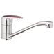 Смеситель для кухни Haiba Magic 004 с красной ручкой (HB0688) HB0688 фото 1