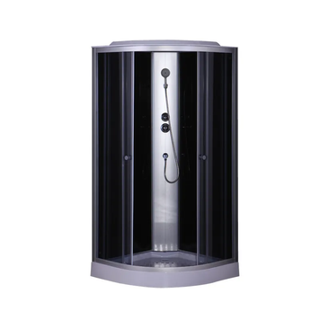 Бокс душевой без гидромассажа Mixxus STRONG SB02-90x90x215-GR SATIN с низким поддоном (MI6887) MI6887 фото