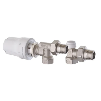 Комплект для подключения радиатора Roho R5170-050K - 1/2" осевой (RO0120) RO0120 фото