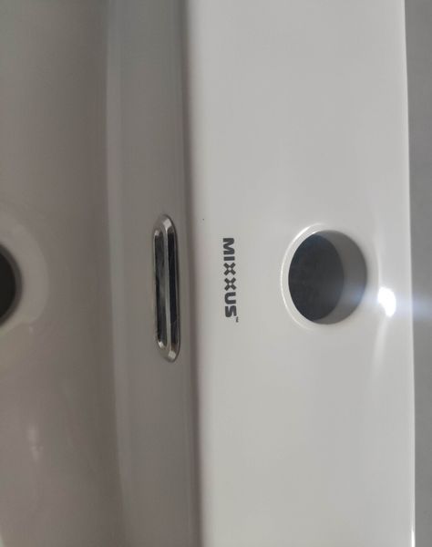 Раковина підвісна Mixxus Premium QUADRO-0205 410х360х130mm з отвором під змішувач та переливом (MP6508) MP6508 фото