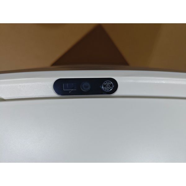 Мусорное ведро сенсорное прямоугольное Mixxus WAVE-TC0110 White 10 л цвет белый (MI7073) MI7073 фото