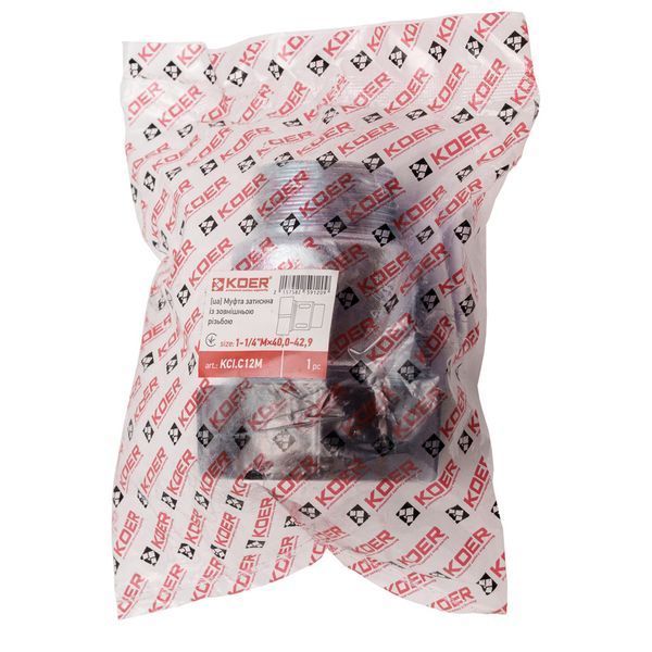 Муфта зажимная с наружной резьбой Koer KCI.C12M - 1 1/4"Мx40,0-42,9 (KR5912) KR5912 фото