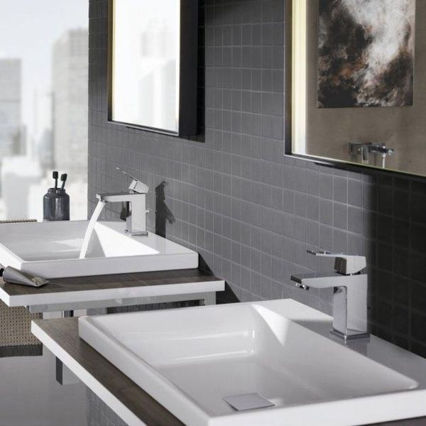 Смеситель для умывальника с дон. клапаном Grohe Eurocube (23127000) 23127000 фото