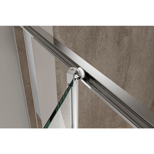 Душевая кабина без поддона Koer SR SC09-90x90x200-L-TR-01 прозрачное стекло Easy Clean 6мм Хром (KR5683) KR5683 фото