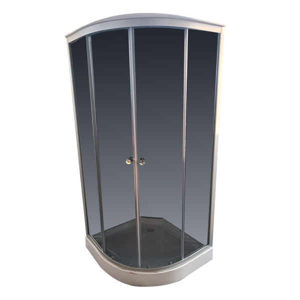Бокс душевой без гидромассажа Mixxus STRONG SB02-90x90x215-GR SATIN с низким поддоном (MI6887) MI6887 фото